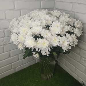 Букет из 15 кустовых хризантем