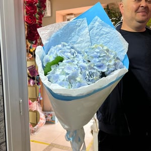 Букет «Гортензия нежно-синяя»