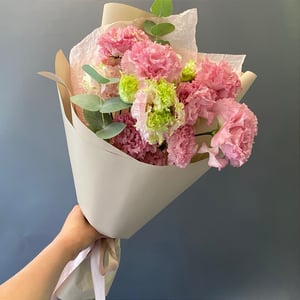 Букет из эустомы