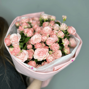 Монобукет из 15 кустовых роз