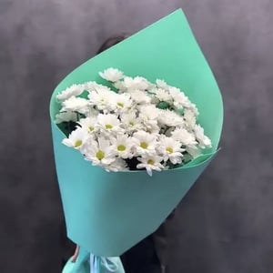 Букет из 7 кустовых хризантем
