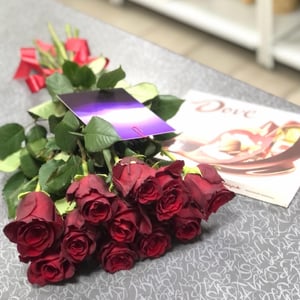 Букет «Эксплорер и Dove» из роз