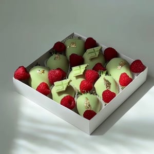 Клубника в шоколаде со вкусом фисташки