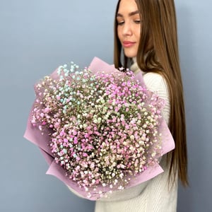 Букет «Цветные гипсофилы»