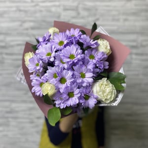Букет «Мохито» из хризантем