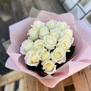 Букет из белой розы