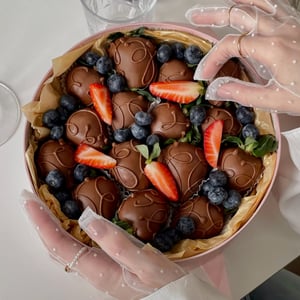 Клубника в шоколаде "Ницца" в шайбе